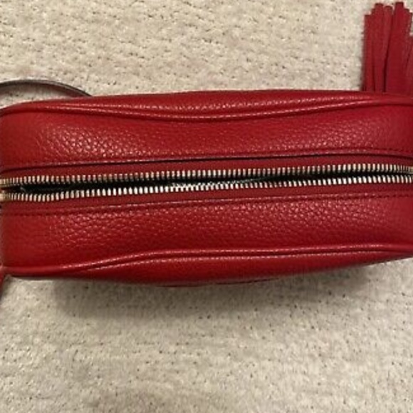 Authentic Red Gucci Soho Disco Bag ♥️ - Picture 5 of 11